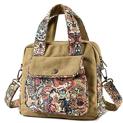 Black Butterfly Boho Small Crossbody Bag for Women, Floral Shoulder Bag - color: Red