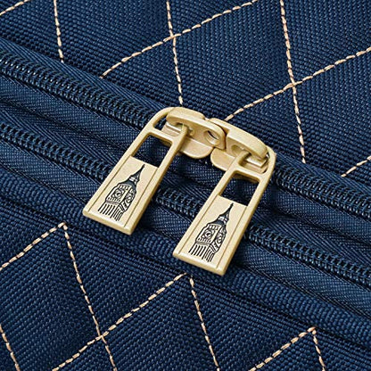 LONDON FOG Queensbury 28 Spinner, Navy, 28 Inch (9228 NAV) - size: Checked-Large 28-Inch