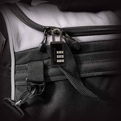 Master Lock Black Set Your Own Combination Luggage Lock, Custom Combo Suitcase Padlock for Travel Bags or Backpacks, 2 Pack, 646T - size: 2 Count ( Pack of 1)