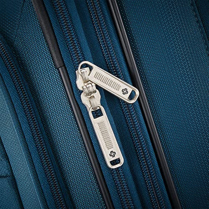 Samsonite Ascella X Softside Expandable Luggage with Spinners, Teal, 2PC SET (Carry-on/Medium) - color: Teal, size: 2PC (SP20/25)