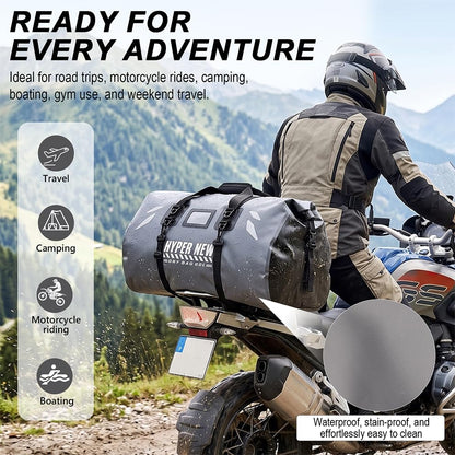 60L Waterproof Bag,Waterproof Dry Bag for Men & Women,Grey - color: grey